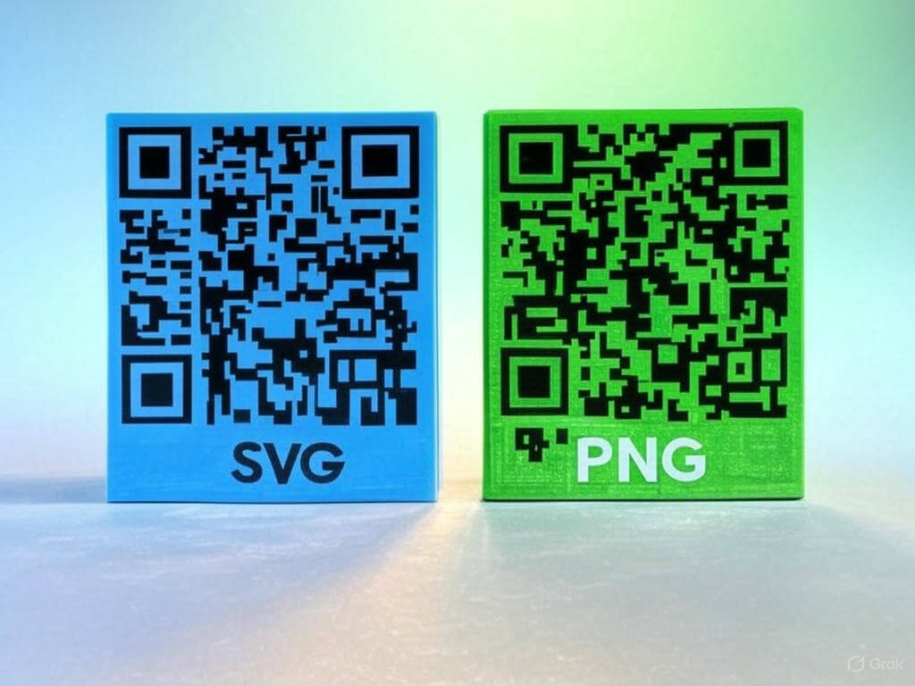 QR Code SVG vs. PNG: Choosing the Right Format for Your Needs - QR Code Formats