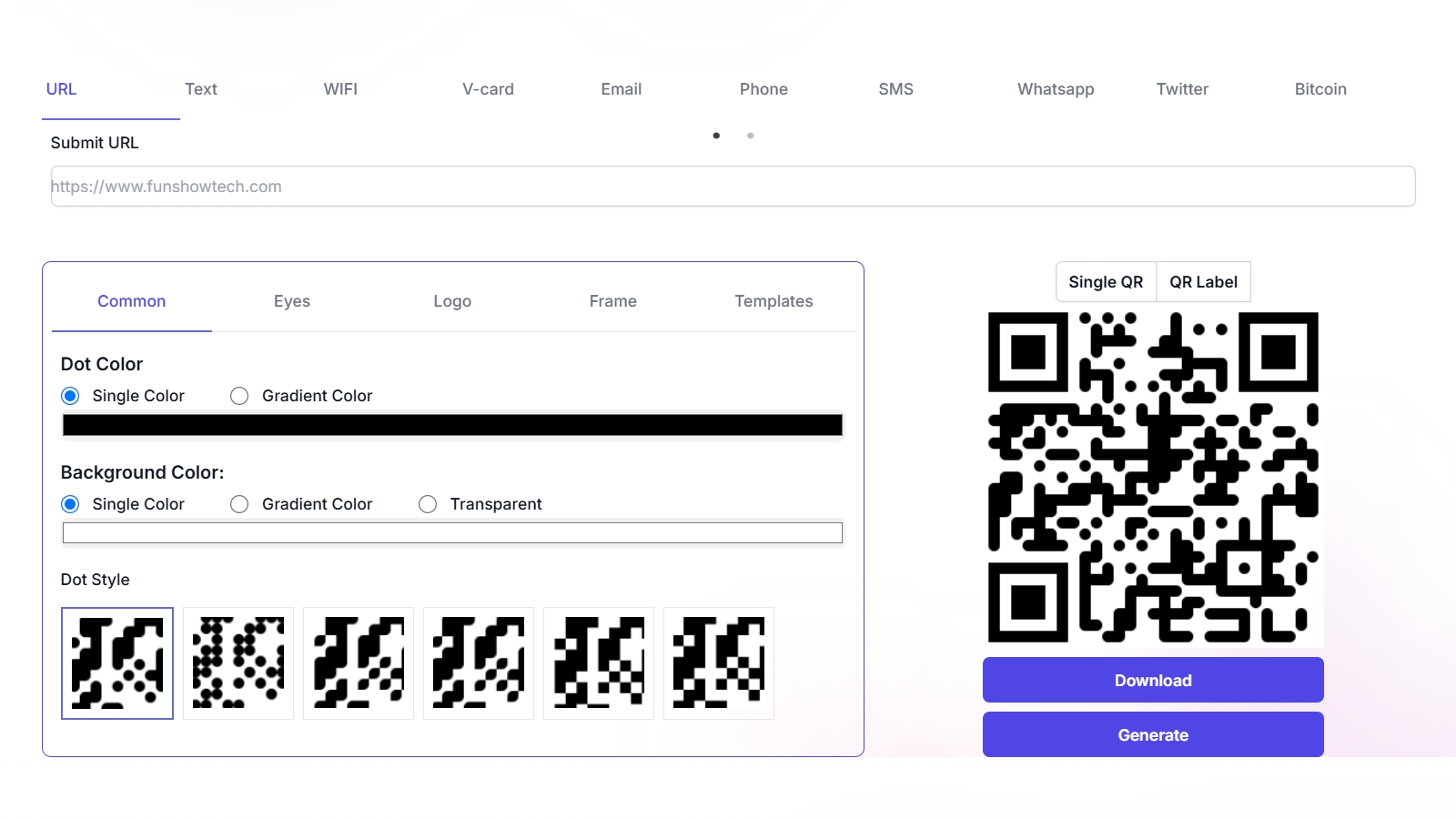 Funshow QR Code Generator